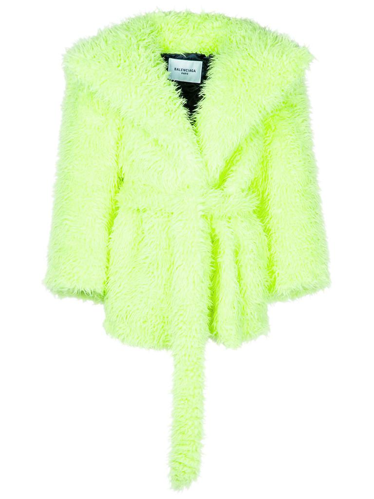 BALENCIAGA Teddy Faux Fur Jacket