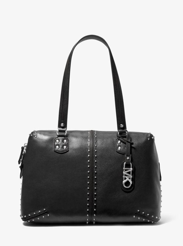 michael_kors Astor Large Studded Leather Tote Bag