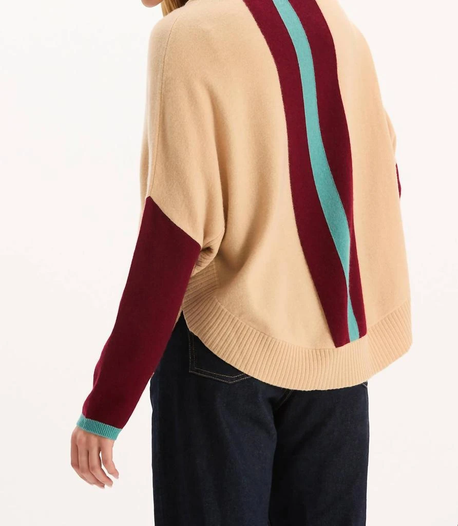 Tyler Boe Tyler Boe - Bailey Cashmere Colorblock Capelet 2