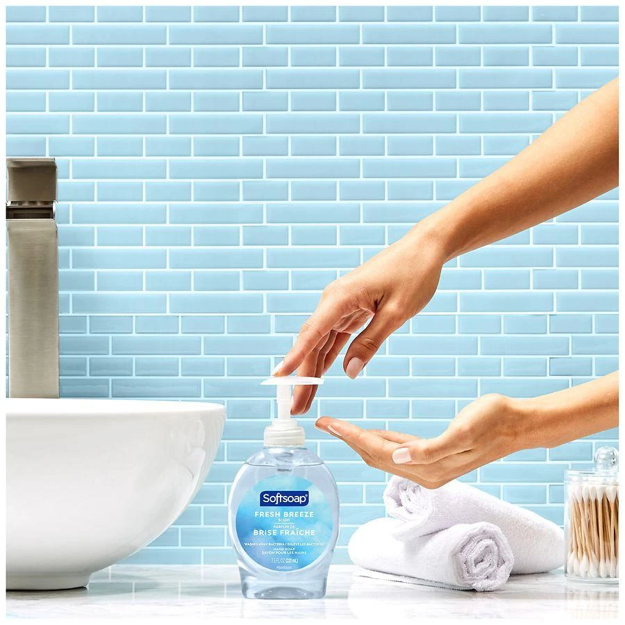 Softsoap Liquid Hand Soap Pump Fresh Breeze 4