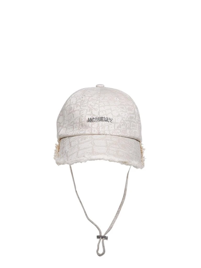 Jacquemus Jacquemus The Artichaut Logo Plaque Curved Peak Cap 1