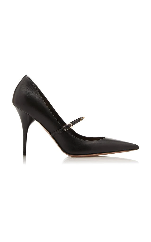 Valentino Valentino Garavani - Rockstud Wispy Leather Pumps - Black - IT 37.5 - Moda Operandi 1