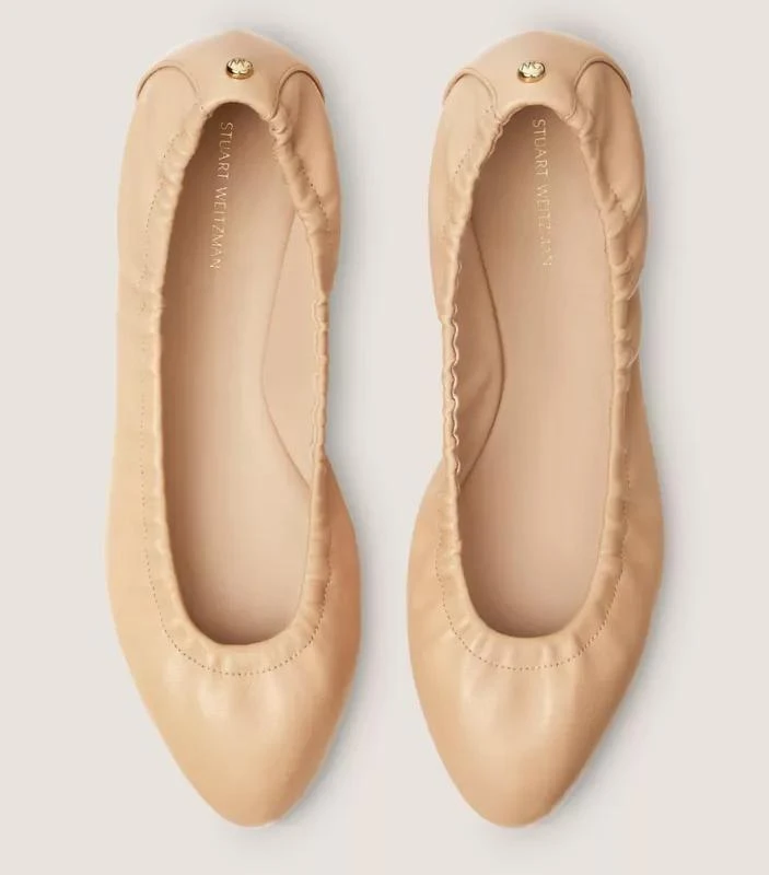 Stuart Weitzman GABBY SCRUNCH RIVET FLAT 3