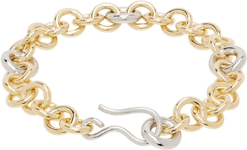 Laura Lombardi Silver & Gold Maglia Bracelet