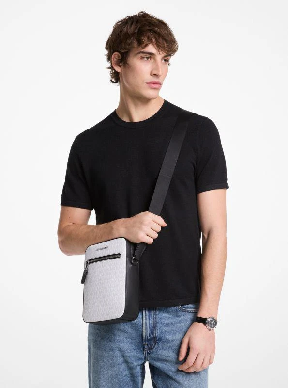 Michael Kors Varick Logo Flight Bag 3