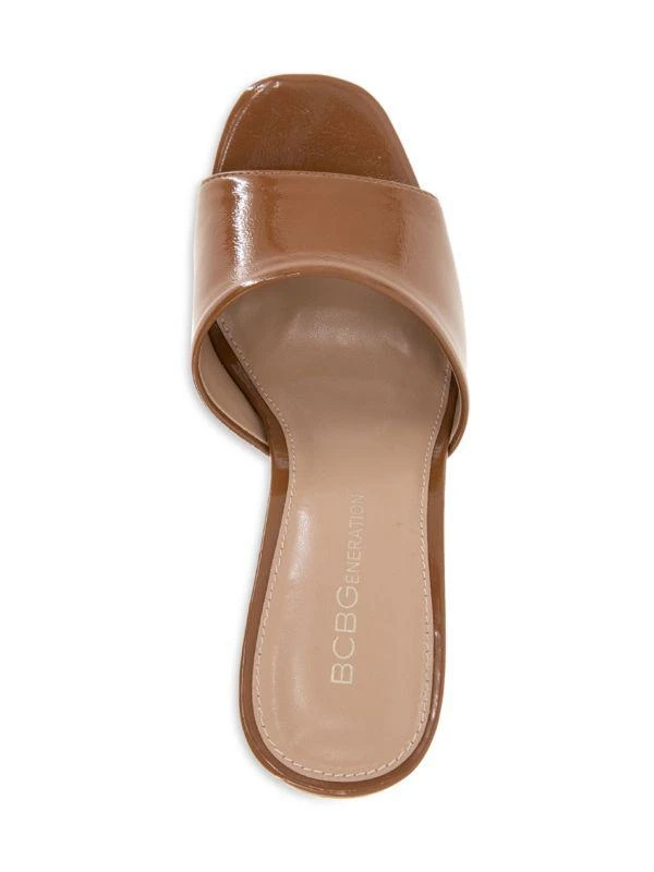 BCBG Giani Square Toe Wedge Sandals 6