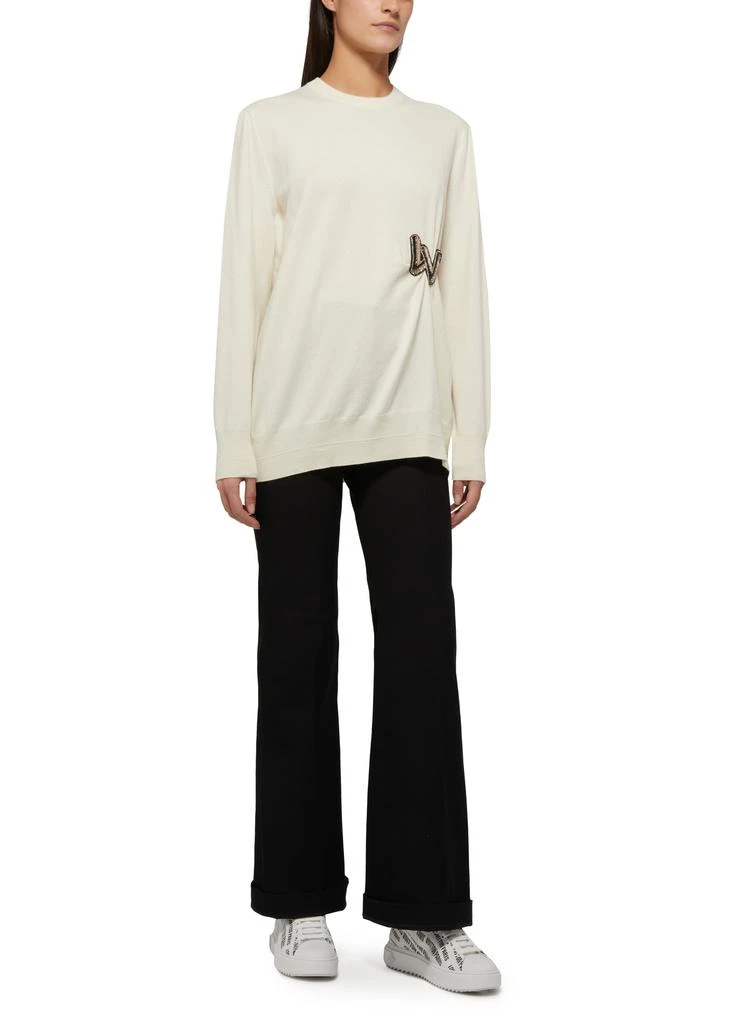 Louis Vuitton Knitted sweater with embroidered patch 6