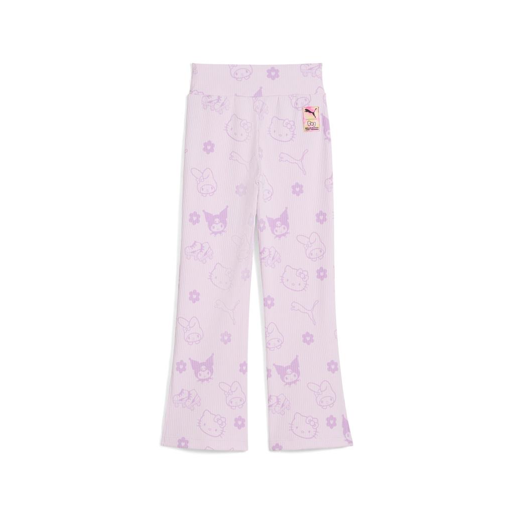 Puma PUMA x HELLO KITTY AND FRIENDS Little Kids' Ribbed Flared Leggings