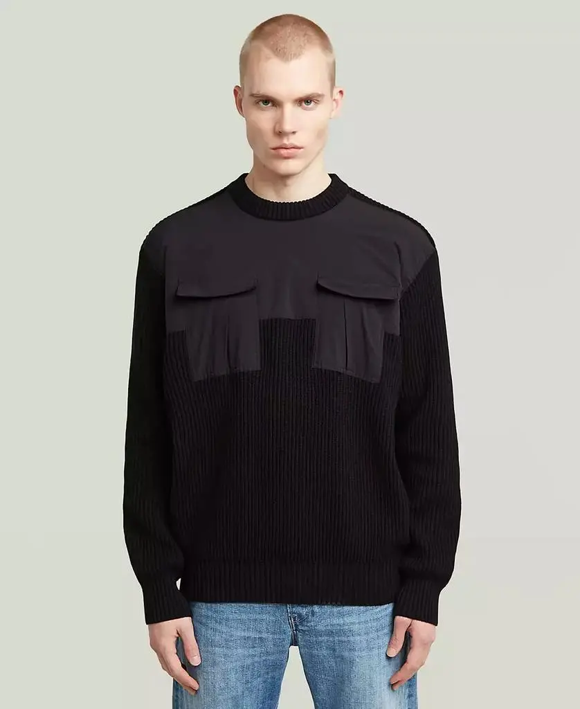 G-Star Men's Mix Media Sweater