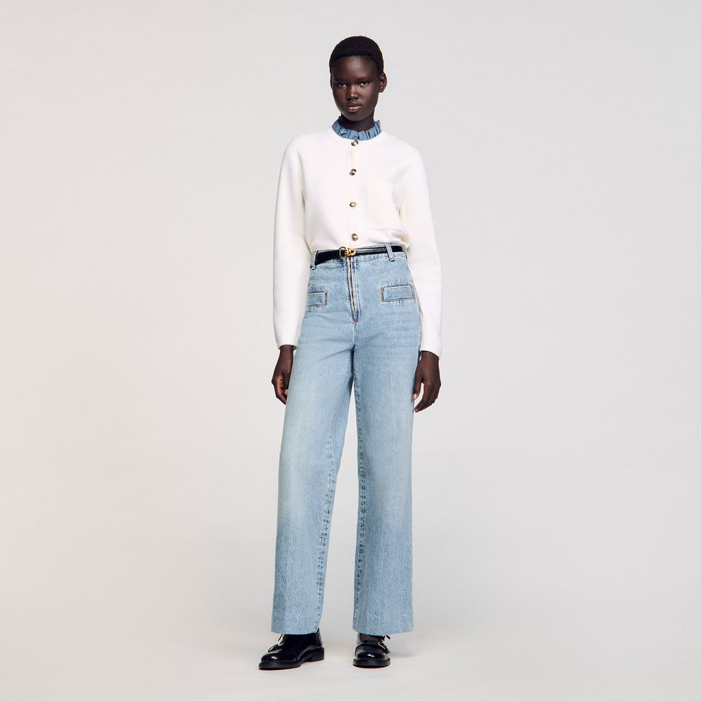 Sandro Wide-leg jeans