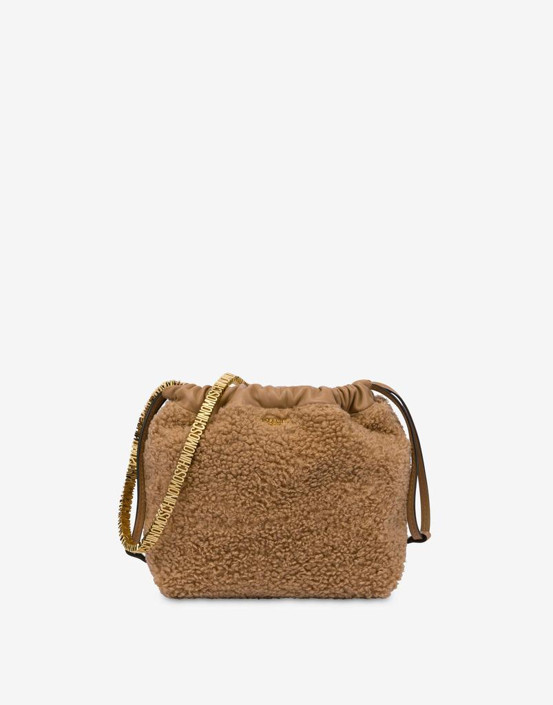 Moschino Mini Lettering Bucket Bag