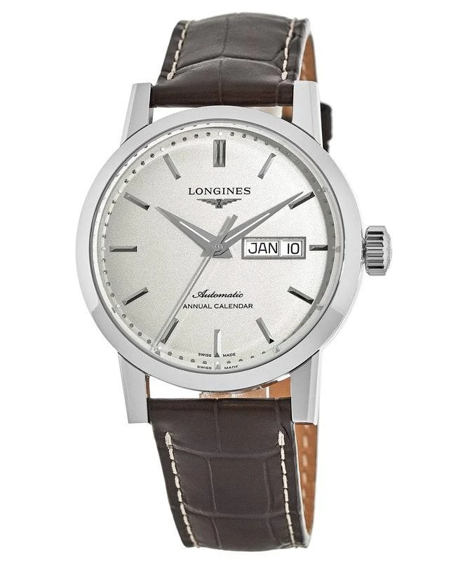 Longines Longines Heritage Beige Dial Brown Leather Strap Men's Watch L4.827.4.92.2 1