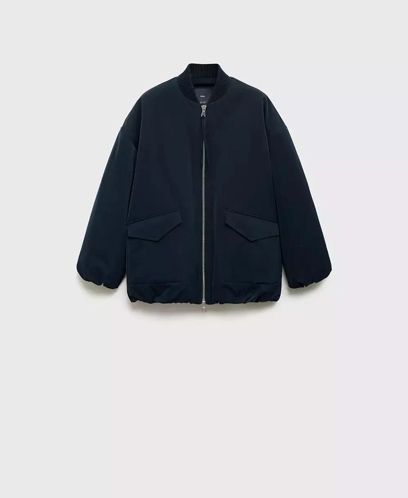 Mango Women's Double Zip Bomber Jacket 3