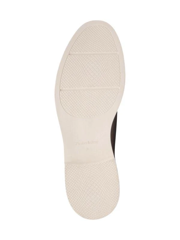 Paisley and Gray Suede Derby Shoes 5