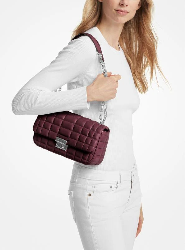 Michael Kors Tribeca Large Quilted Leather Shoulder Bag 4
