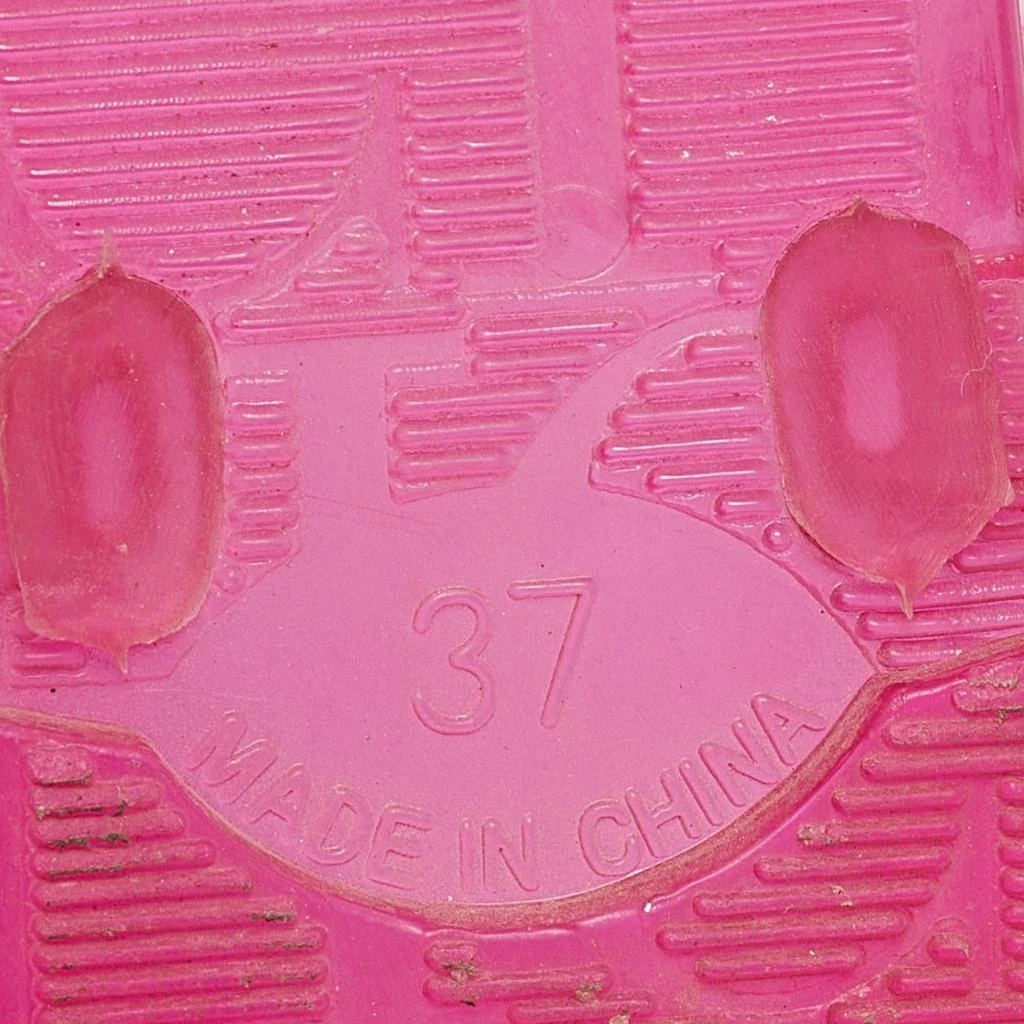 CH Carolina Herrera CH Carolina Herrera Pink Jelly Ankle Strap Flat Sandals Size 37 8