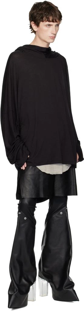 Rick Owens Black Concordians Tunic Hoodie 4