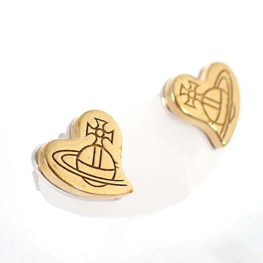 Vivienne Westwood gold Stud Earrings (Pre-Owned) 3