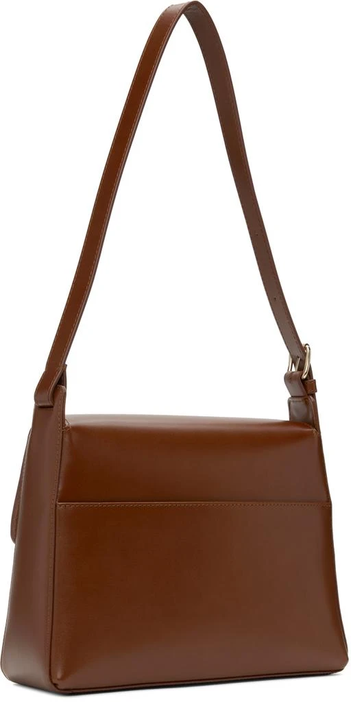 A.P.C. Brown Virginie Flap Bag 3
