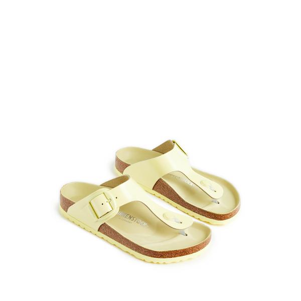Birkenstock Gizeh metallic leather sandals