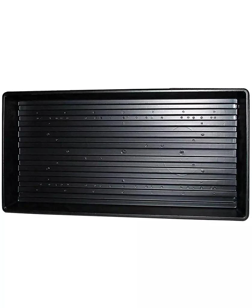 Jiffy TRAY Plastic Plant Tray, 11 x 22, Black