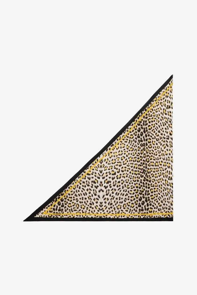 Roberto Cavalli Roberto Cavalli Pop Jaguar Triangle Scarf
