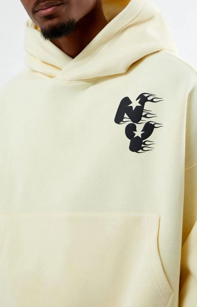 PacSun Fiery NY Cropped Hoodie 4