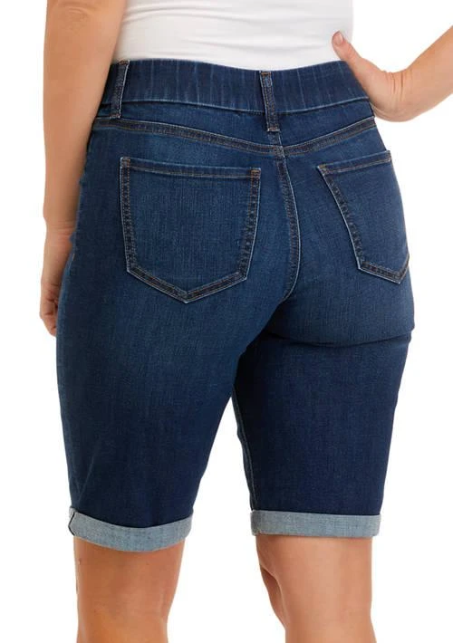 Kim Rogers® Rogers Womens Denim Bermuda Shorts 2