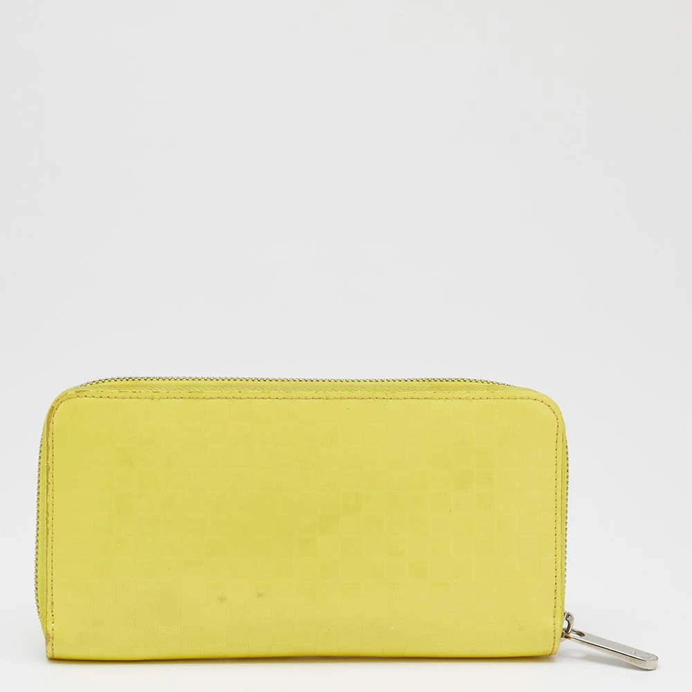 Louis Vuitton Louis Vuitton Yellow Damier Facette Zippy Wallet 4