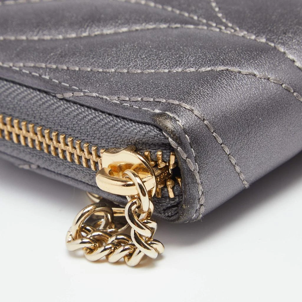 Kate Spade Kate Spade Grey Briar Lane Quilted Leather Neda Zip Around Wallet 9