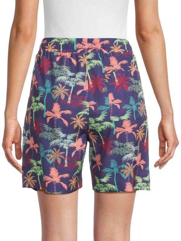 WeSC ​Austin Tropical-Print Drawstring Shorts 4