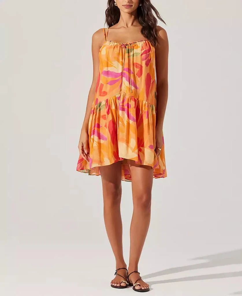 ASTR Women's Keala Tie-Front Swing Dress 1