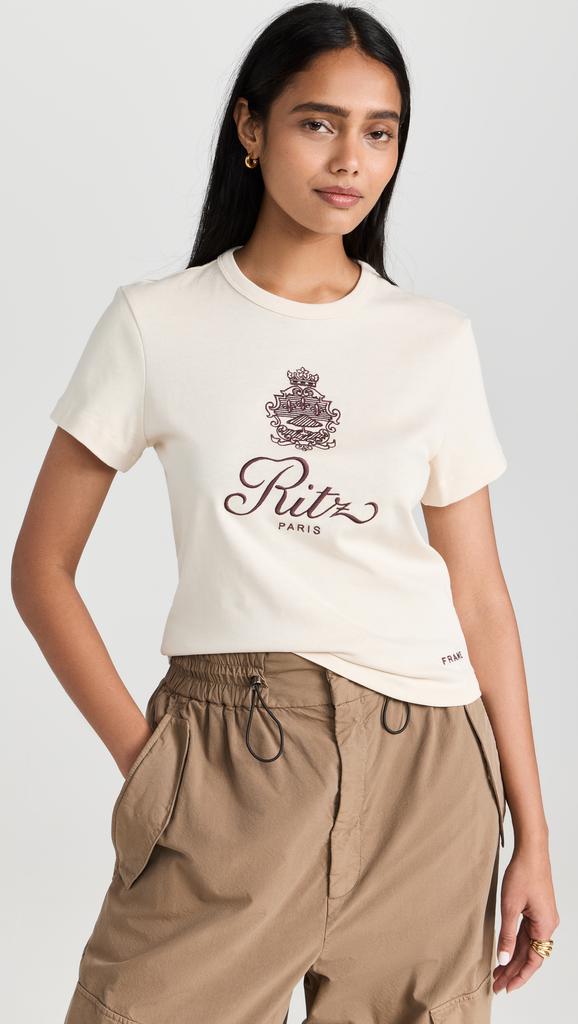 FRAME FRAME x Ritz Paris Shrunken Tee
