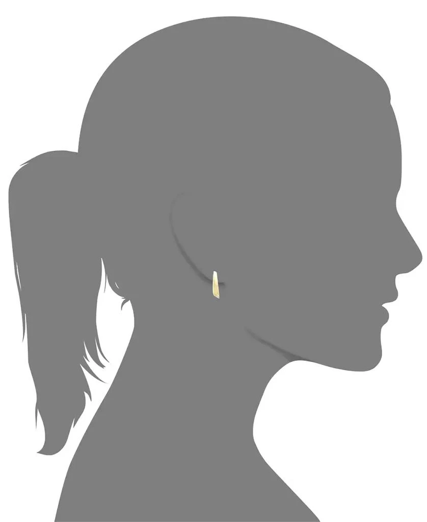 Macy's 14k Gold Earrings, Visor Earrings 2