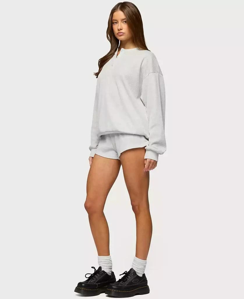 Edikted Women
s Baila Waffle Henley Top 3