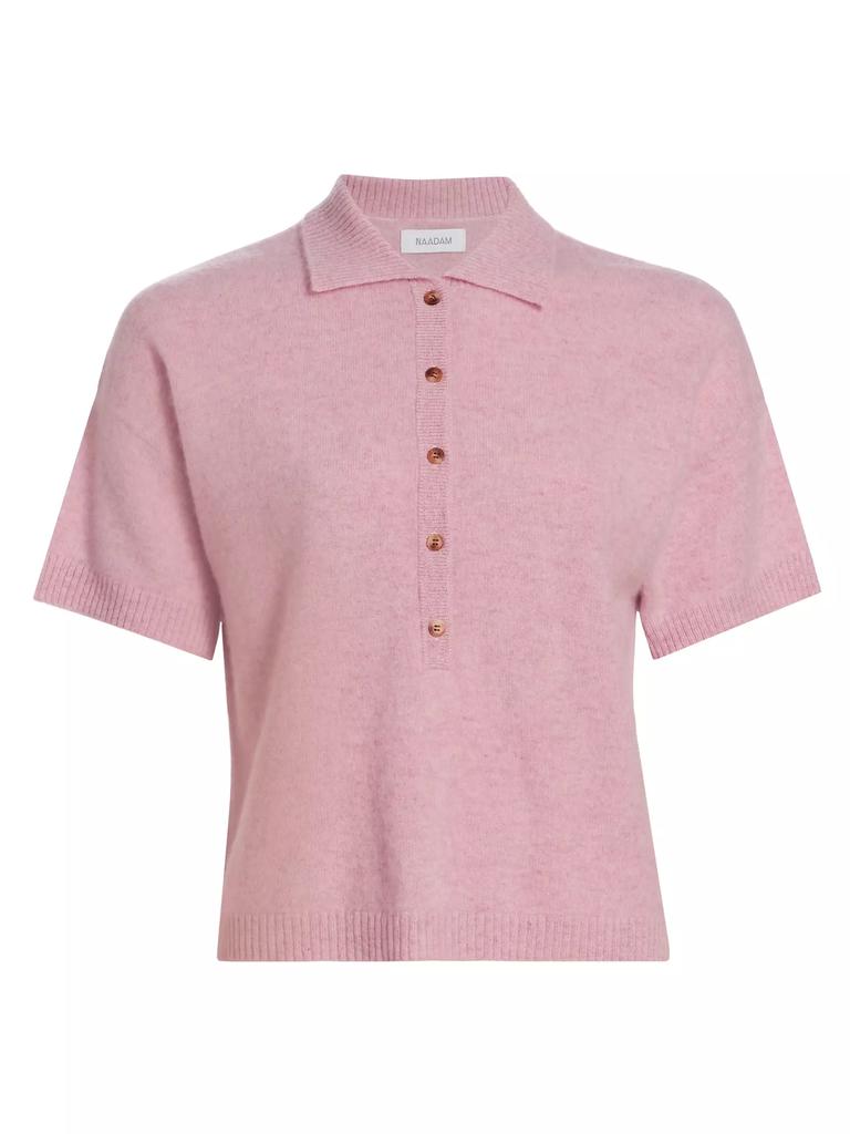 Naadam Cashmere Relaxed Polo Shirt