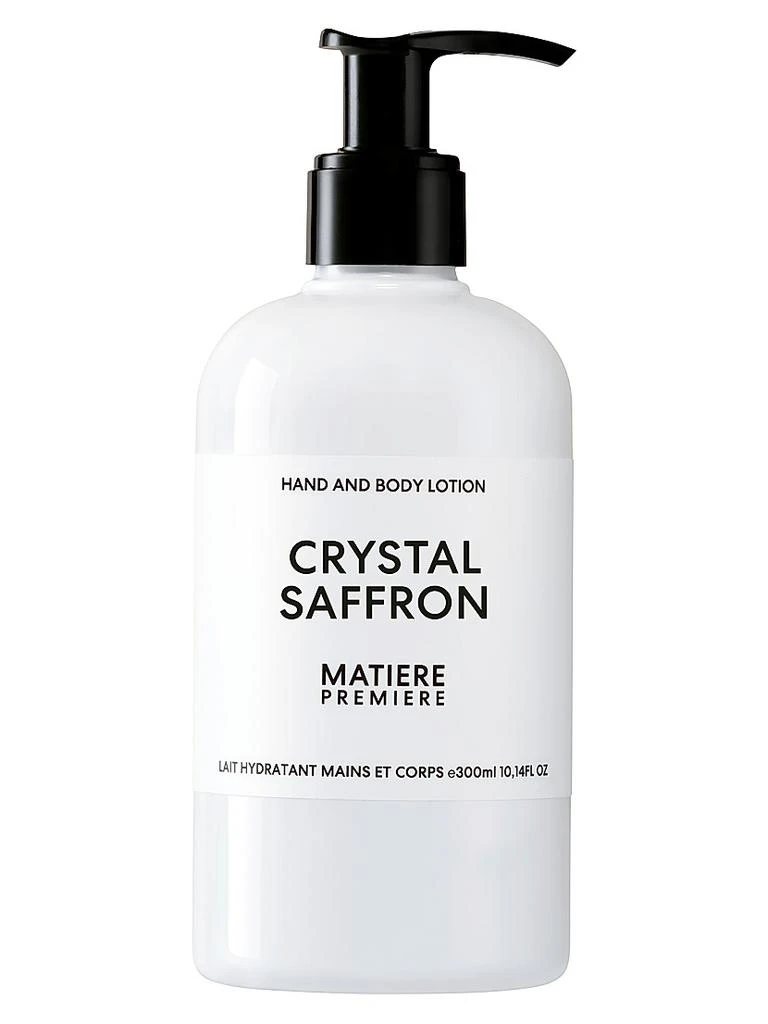 Matiere Premiere Crystal Saffron Hand &amp; Body Lotion 1
