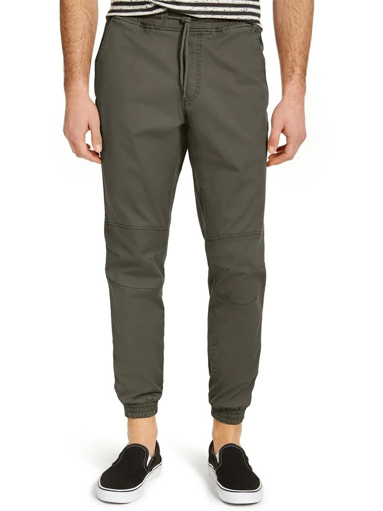 Sun + Stone Articulated Mens High Rise Drawstring Hem Jogger Pants 5