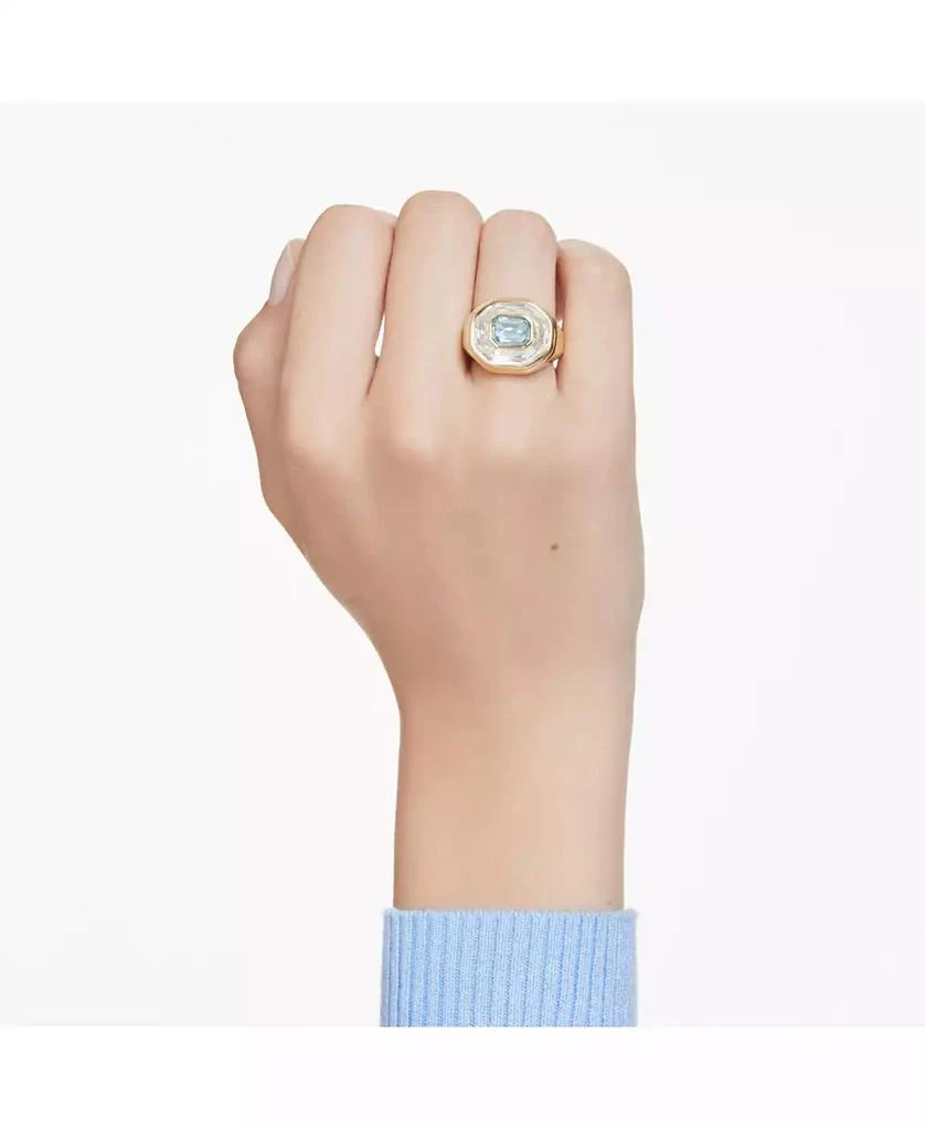 Swarovski Chroma Gold-Tone Plated Cocktail Ring 5