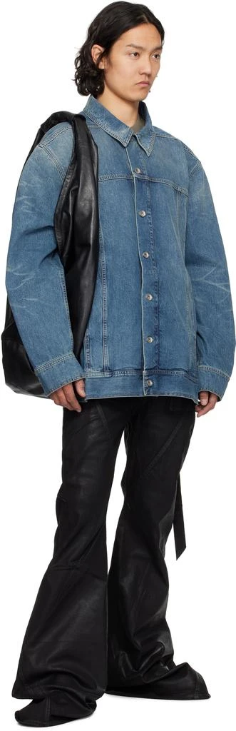 Rick Owens Black Hollywood Bias Bootcut Jeans 4
