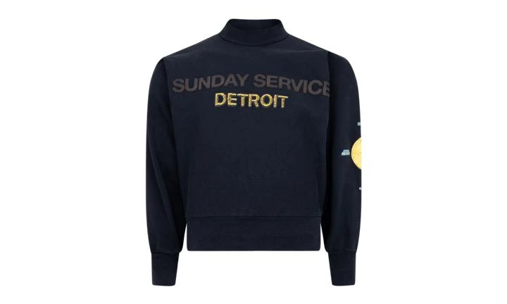 Kanye West Kanye West DETROIT GOLD CREWNECK II 1