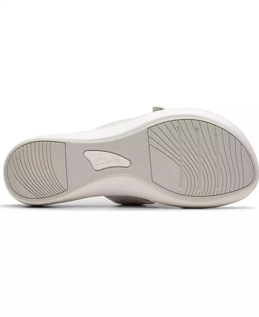 Clarks Cloudsteppers Breeze Rae Mia Slip-On Flat Sandals 4