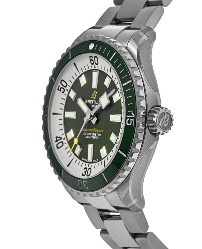 BREITLING Breitling Superocean Automatic 44 Green Dial Stainless Steel Men's Watch A17376A31L1A1 2