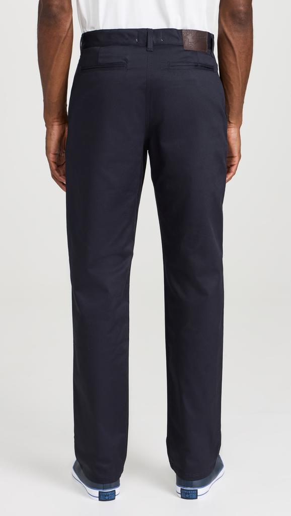 Naked & Famous Straight Chino Navy Stretch Twill Pants