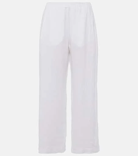 Velvet Lola linen wide-leg pants 1