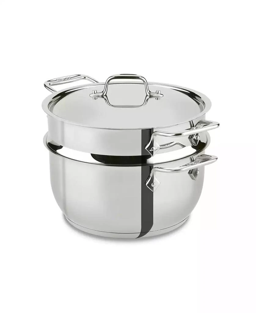 All-Clad Stainless Steel 5 Qt. Covered Multi Pot with Steamer Insert 1