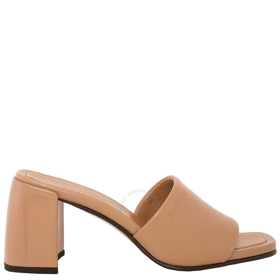 【Jimmy Choo】BLAISE FLAT◆BLAISEFLATCIE Blaise Flat|Latte/Gold Leather Flats| JIMMY CHOO