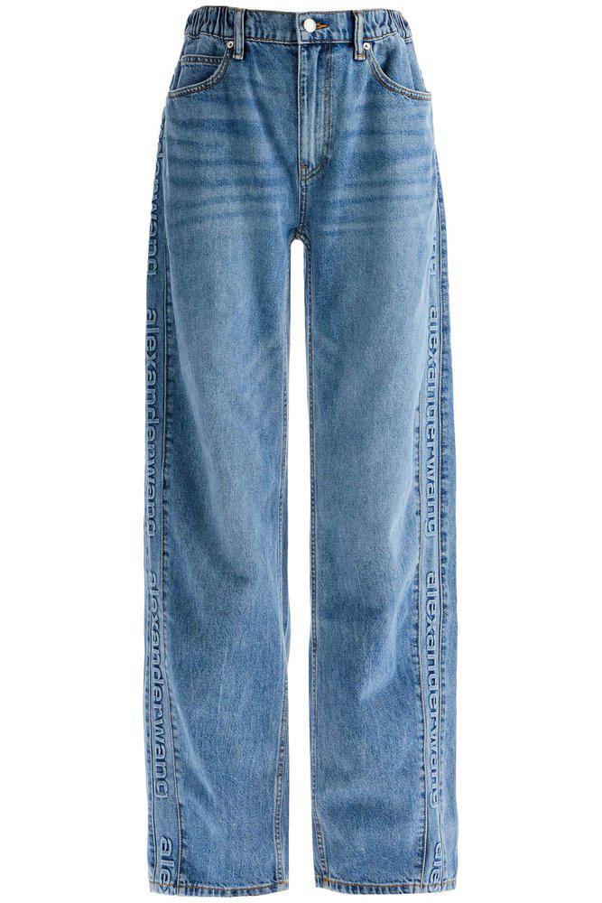 Alexander Wang Alexander Wang Logo-Embossed Balloon Jeans