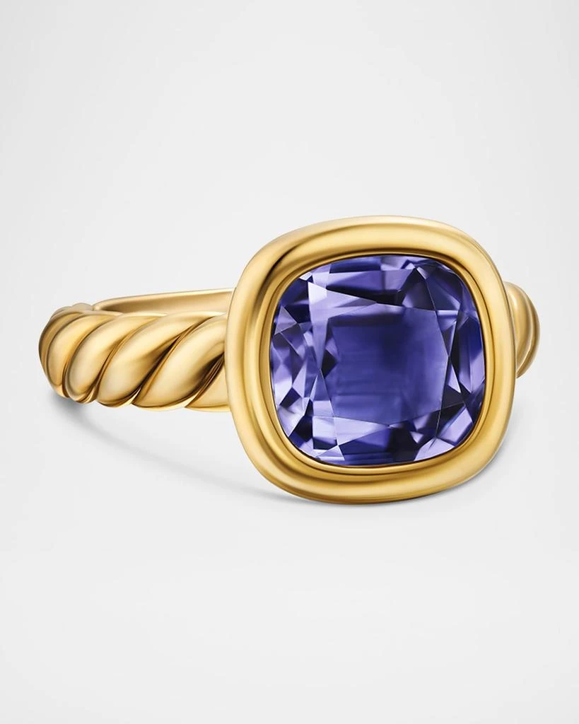 David Yurman DY Mercer Color Stone Ring in 18K Gold, 10mm 5