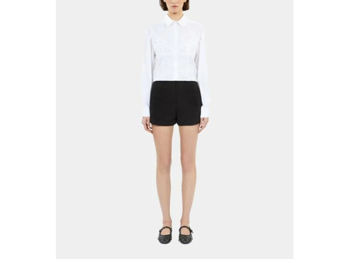 The Kooples Chemise A Manches Longues Detail Bustier Femme 1